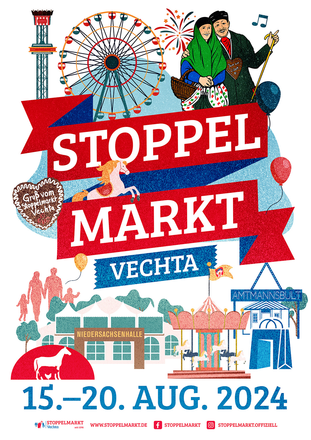 Stoppelmarkt 2024 Werbeplakat enthüllt > Stoppelmarkt Vechta